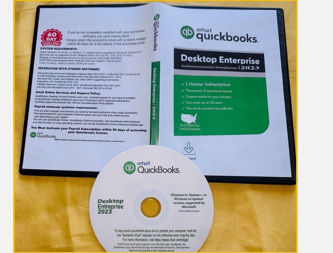 Intuit QuickBooks Desktop Pro Plus 2021 - 1-Year Subscription