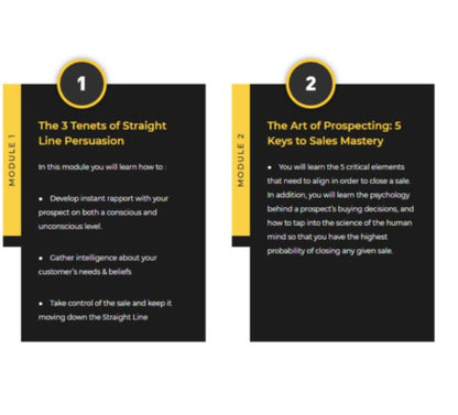 Jordan Belfort Courses - Straight Line Persuasion Course